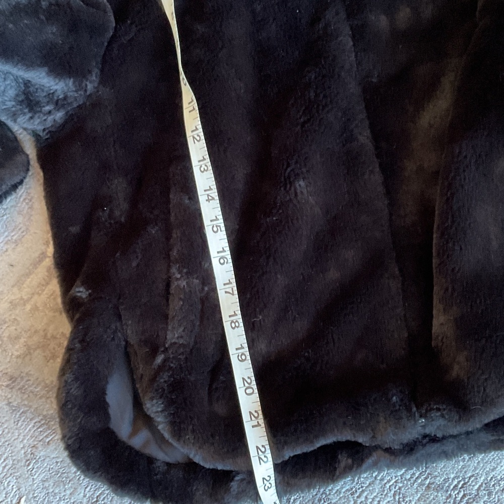 Zara Midnight Faux Fur Hooded Teddy Jacket - Picture 10 of 10